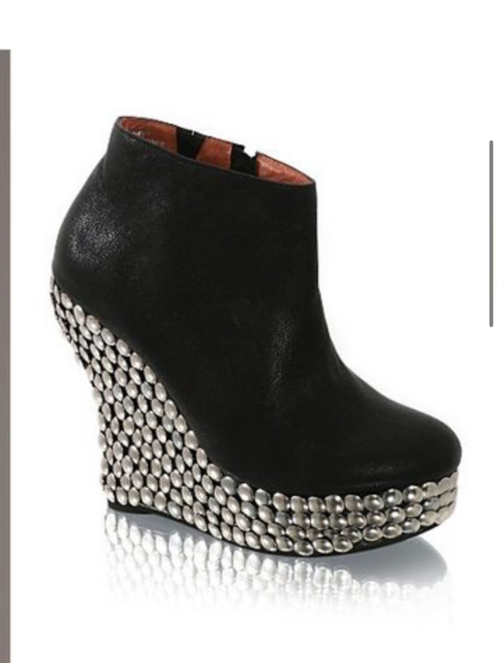 Jeffrey Campbell platform studded booties